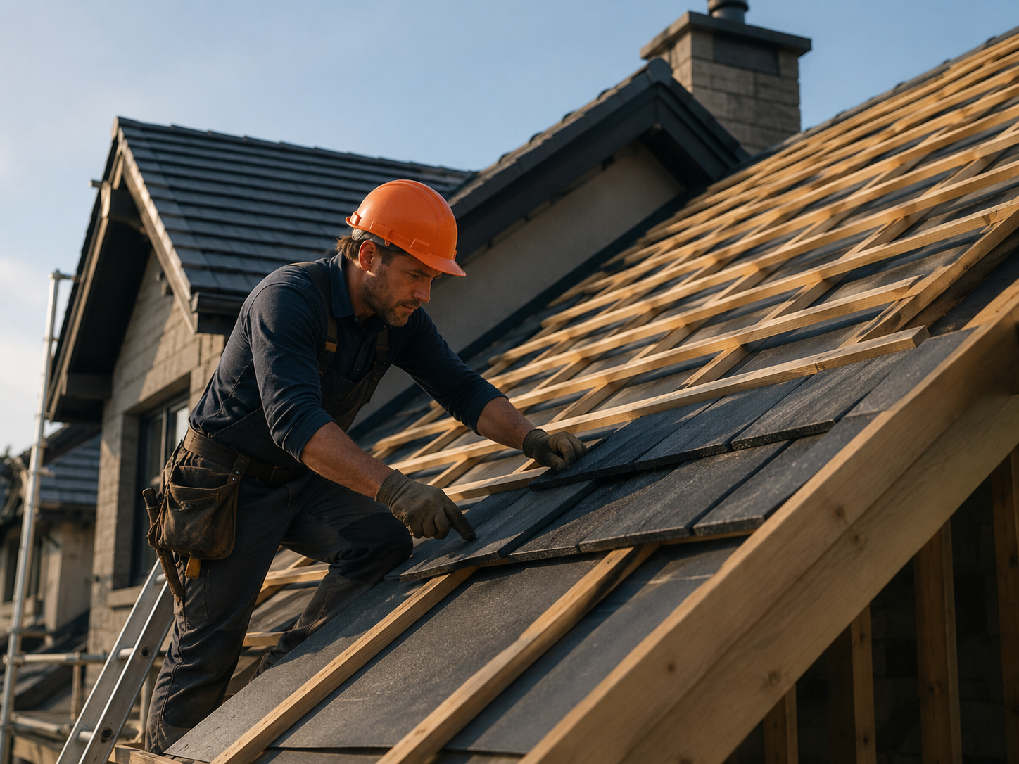 Emergency roof leak repair by SJ&H Roofing Services